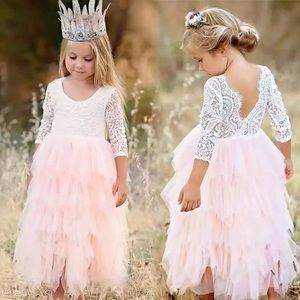 Stunning girl (5T & 6) princess dress